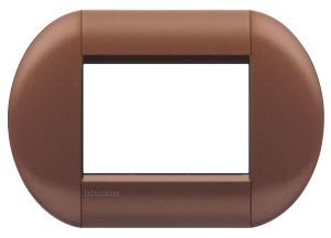LivingLight Рамка овальная, 3 модуля, цвет Марракеш