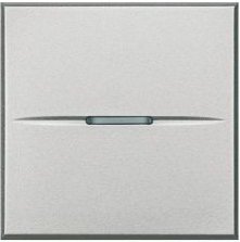 Axolute Кнопка 1Р (NС) 10 А 250 В~, цвет алюминий
