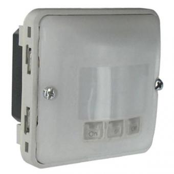 Датчик движения трехпроводный с нейтральным проводом Legrand Plexo IP55 белый/серый