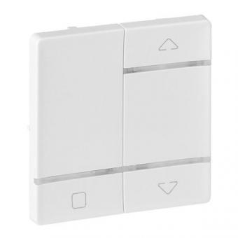 Лицевая панель радиоприемного выключателя, приводов жалюзи Legrand Valena LIFE MyHome Play Zigbee белая