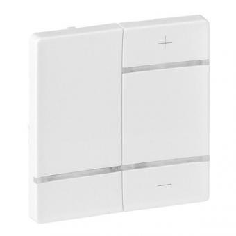 Лицевая панель светорегулятора-радиоприемника Legrand Valena LIFE MyHome Play Zigbee белая
