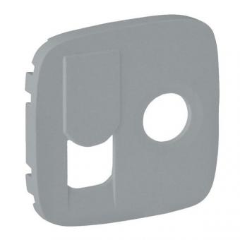 Лицевая панель розетки TV-RJ45 753055 Legrand Valena Allure алюминий