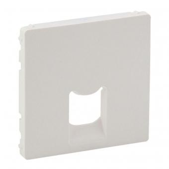 Лицевая панель одинарных розеток RJ45/RJ11 753042/753068/753070 Legrand Valena Life белая