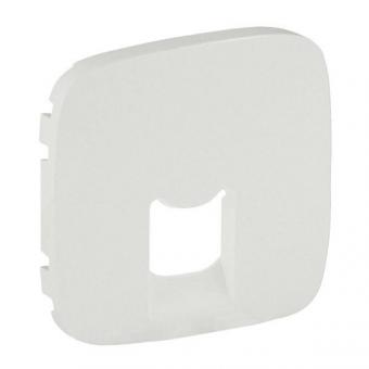 Лицевая панель одинарных розеток RJ45/RJ11 753042/753068/753070 Legrand Valena Allure жемчуг