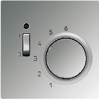 JUNG LS 990Блестящий хром Термостат комнатный, 10(4)А (TRGCR231)