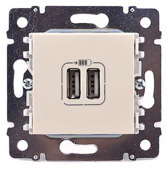 Зарядное устройство двойное USB 1500мА Legrand Valena Classic слоновая кость