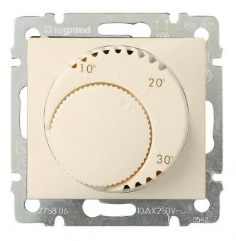 Терморегулятор теплых полов с датчиком 16А Legrand Valena Classic слоновая кость