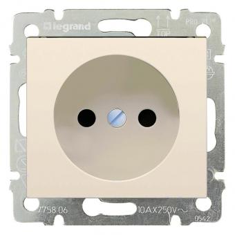 Розетка без заземления 16А 250В Legrand Valena Classic слоновая кость