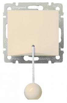 Кнопка со шнурком 10А 250В Legrand Valena Classic слоновая кость