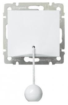 Кнопка со шнурком 10А 250В Legrand Valena Classic белая
