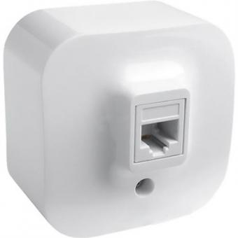 Розетка телефонная RJ11 Legrand Quteo белая