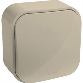 Переключатель одноклавишный Legrand Quteo слоновая кость