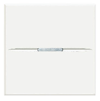 Axolute Кнопка 1Р (NO) 16 А 250 В~ 2 модуля, винтовые клеммы, дизайн AXIAL, цвет белый