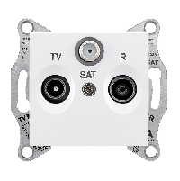 TV/R/SAT розет. оконечн., бел.