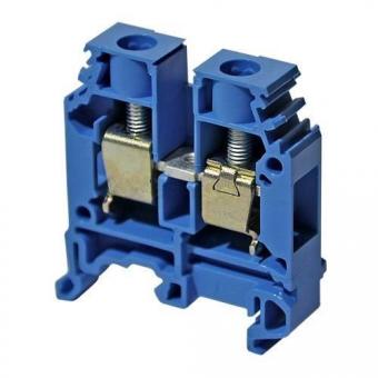 Клеммник ABB М10/10 N на DIN-рейку 10мм.кв. синий