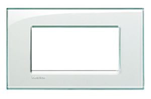 LivingLight Рамка прямоугольная, 4 модуля, цвет Морская вода