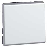 Переключатель Legrand Mosaic - 2М алюминий