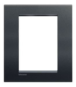 LivingLight Рамка прямоугольная, 3+3 модуля, цвет Антрацит