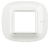 Axolute декоративные накладки в форме эллипса, White, цвет белый Corian, на 2 модуля