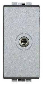 LivingLight Разъем Аудио Jack 3,5 цвет алюминий