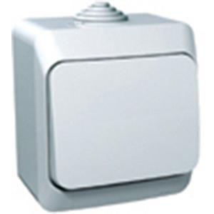 Выключатель кнопочный IP44 Schneider Electric Этюд белый