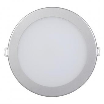 Светильник ДВО 1606 серебро круг LED 12Вт 4000 IP20
