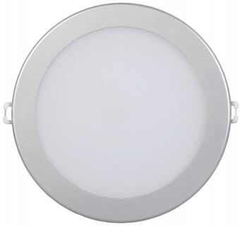 Светильник ДВО 1608 серебро круг LED 18Вт 4000 IP20