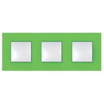 Рамка на три поста Schneider Electric Unica Quadro киви