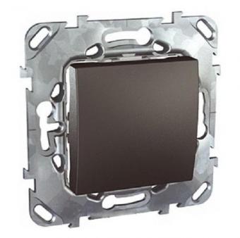 Переключатель одноклавишный Schneider Electric Unica Top графит