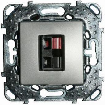 Розетка акустическая Schneider Electric Unica Top алюминий