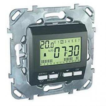 Будильник программируемый Schneider Electric Unica Top графит
