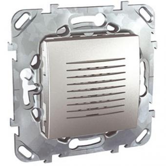 Звонок электронный Schneider Electric Unica Top алюминий