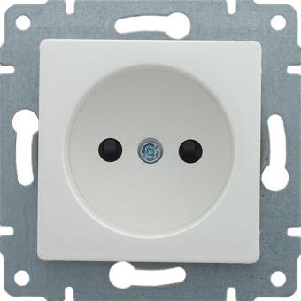 Розетка Schneider Electric Sedna без заземления, без шторок, белая