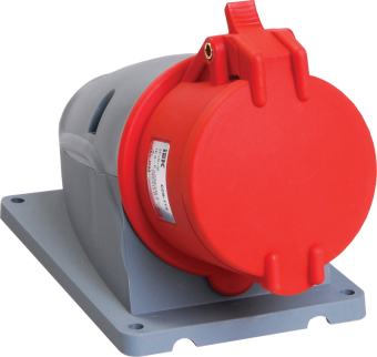 Розетка стационарная ССИ-115 16А-6ч/200/346-240/415В 3Р+РЕ+N IP44 MAGNUM ИЭК