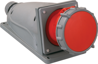 Розетка стационарная ССИ-134 63А-6ч/380-415В 3Р+РЕ IP67 MAGNUM ИЭК