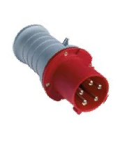 Вилка кабельная 463P6, 63А, 3P+N+E, IP44, 6ч