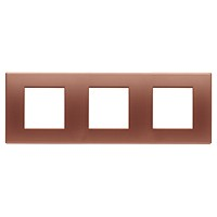 Накладка на 2+2+2 модуля, Медь