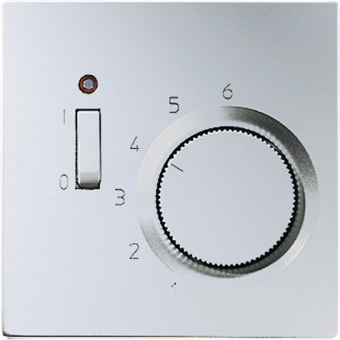 JUNG LS 990Алюминий Термостат комнатный, 10(4)А, ~ 24v, 50/60 Hz (TRAL241)