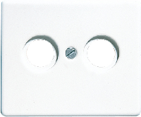 JUNG SL 500 Бел Накладка TV-FMрозетки (SL561TVWW)