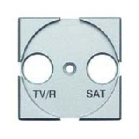 Axolute Лицевая панель для розеток TV/FM + SAT, цвет алюминий