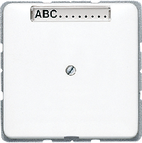 JUNG CD 500/CD plusБеж Вывод кабеля с полем для надписи (590NAA)