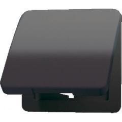 JUNG CD 500/CD plusЧерный Откидная крышка для розеток и изделий 50х50 (CD590KLSW)