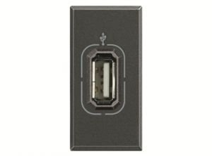 Axolute USB разъем, цвет антрацит