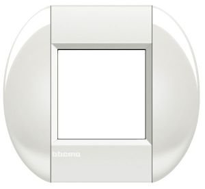 LivingLight Рамка овальная, 1 пост, цвет Белый