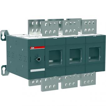 Реверсивный трехполюсный выключатель нагрузки ABB OT2500E03С на 2500А без ручки управления и переходника