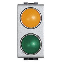Сигнальный элемент, красная/прозрачная 1 модуль для ламп 11250L-11251L-11252L