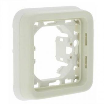 Рамка на один пост с суппортом Legrand Plexo IP55 белая