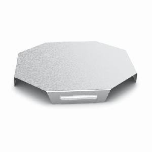 КУСХ-200 OSTEC Крышка к Угловому соединителю крестообразному к лотку 200