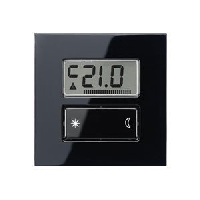 JUNG LS 990Черный Дисплей термостата с таймером(мех. UT238E) (LSUT238DSW)