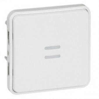 Механизм кнопки с подсветкой с антибактериальным покрытием Legrand Plexo серии Artic IP55 10A, белый